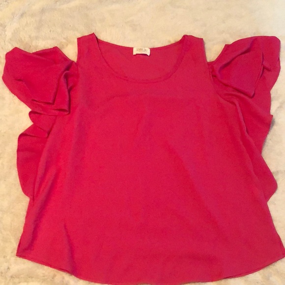 Sienna Sky Tops - Hot pink blouse